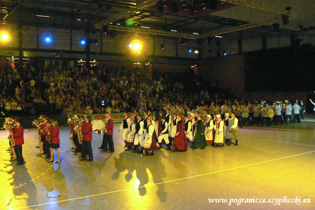 Zesp podczas zakoczenia wystepu