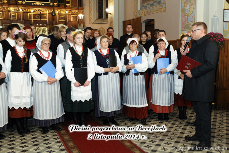 Pieni
                            pogrzebowe w tradycji ludowej-Pogranicze -
                            Becejy 2014