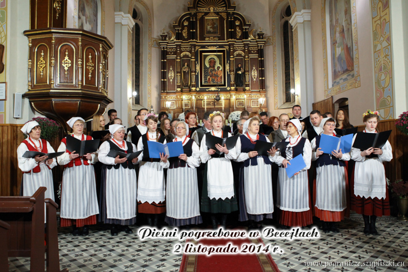 Pieni
                            pogrzebowe w tradycji ludowej-Pogranicze -
                            Becejy 2014