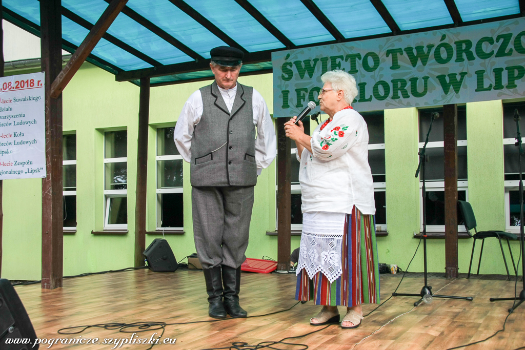 Jubileusz 40-lecia
                            Suwalskiego Oddziau Stowarzyszenia Twrcw
                            Ludowych, oraz 45-lecia Zespou Regionalnego
                            „Lipsk” w Lipsku. 12 sierpnia 2018