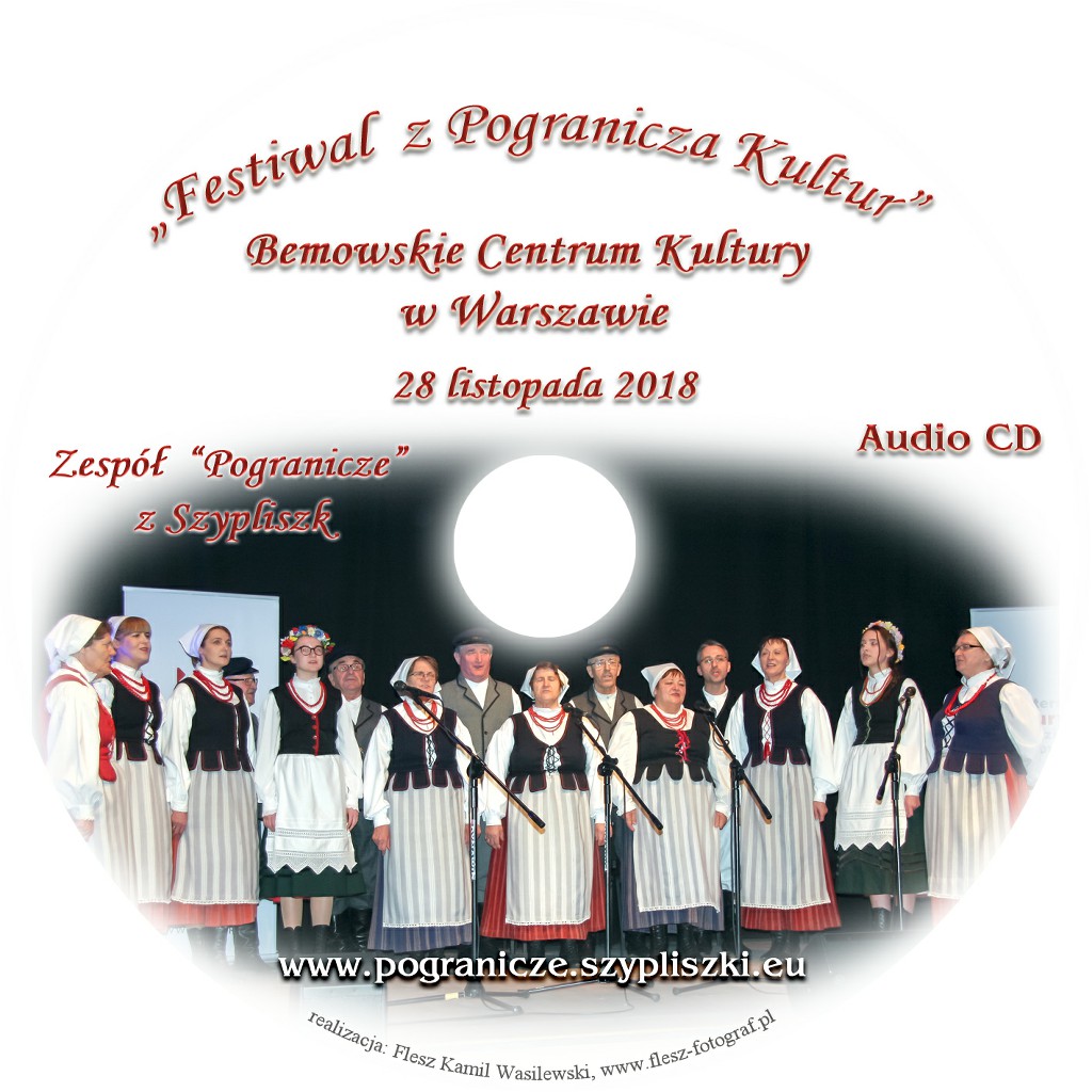 „Festiwal z Pogranicza Kultur”
organizowanego przez Bemowskie Centrum
Kultury Warszawa 28 listopada 2018